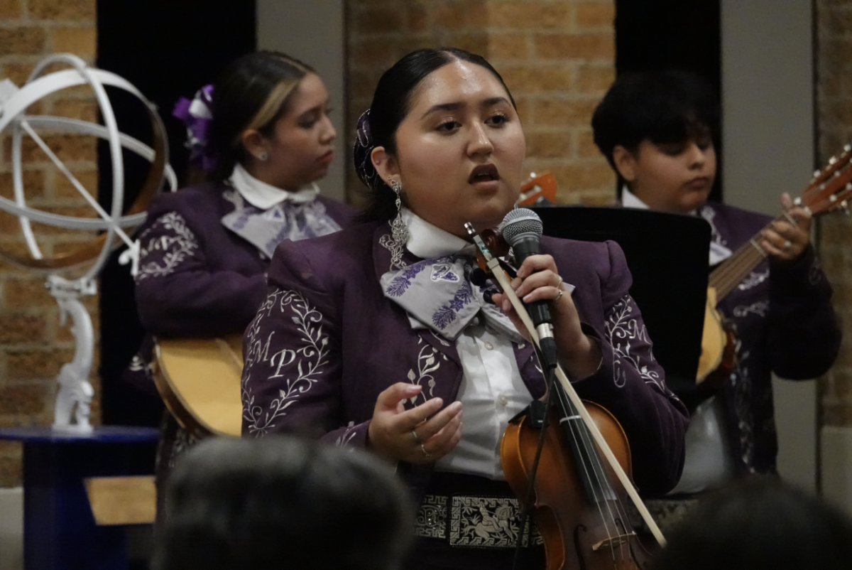 Ximena Calderon-Castillo (12), a Paschal mariachi student, recently advanced to the semi-finals in a national mariachi competition. This is a very impressive accomplishment, as students from all over the country auditioned and only eighteen advanced. 